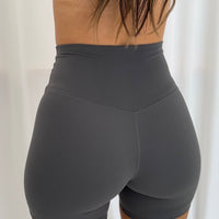 YOURS ONLY GREY SEAMLESS FRONT BIKER