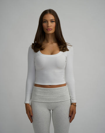 COMFORT COTTON LONG SLEEVE TOP