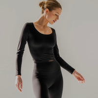 COMFORT INVISIBLE SCRUNCH LEGGING BLACK